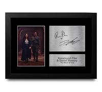 HWC Trading FR A4 Rosamund Pike & Daniel Henney The Wheel of Time Moiraine Damodred, Lan Mandragoran Gifts Printed Signed Autograph Picture for TV Show Fans - A4 Framed