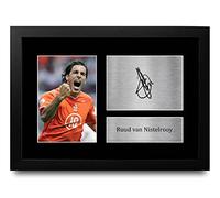 HWC Trading FR A4 Ruud van Nistelrooy Holland Gifts Printed Signed Autograph Picture for Football Fans and Supporters - A4 Framed