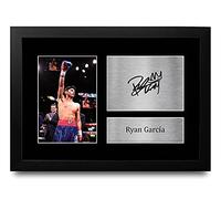 HWC Trading FR A4 Ryan Garcia Boxing Gifts Printed Signed Autograph Picture for Boxer Memorabilia Fans - A4 Framed