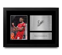 HWC Trading FR A4 Ryan Gravenberch Liverpool Gifts Printed Signed Autograph Picture for Football Fans and Supporters - A4 Framed