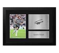 HWC Trading FR A4 Sandro Tonali Gifts Printed Signed Autograph Picture for Football Fans and Supporters - A4 Framed