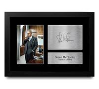 HWC Trading FR A4 Steve McQueen The Thomas Crown Affair Gifts Printed Signed Autograph Picture for Movie Memorabilia Fans - A4 Framed