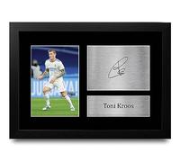 HWC Trading FR A4 Toni Kroos Real Madrid Gifts Printed Signed Autograph Picture for Football Fans and Supporters - A4 Framed