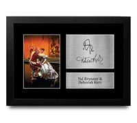 HWC Trading FR A4 Yul Brynner & Deborah Kerr The King & I Gifts Printed Signed Autograph Picture for Movie Memorabilia Fans - A4 Framed