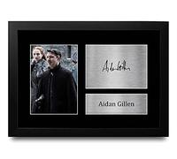 HWC Trading FR Aidan Gillen Game of Thrones Petyr 'Littlefinger' Baelish Gifts Printed Signed Autograph Picture for TV Memorabilia Fans - A4 Framed