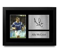 HWC Trading FR Ally McCoist Gift Signed FRAMED A4 Printed Autograph Rangers Gifts Print Photo Picture Display