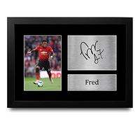 HWC Trading FR Fred Gift Signed FRAMED A4 Printed Autograph Gifts Photo Display