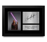 HWC Trading FR Samuel L. Jackson Gift Signed FRAMED A4 Printed Autograph Gifts Print Photo Picture Display