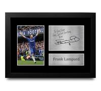 HWC Trading Frank Lampard Personalised Gift - Signed Autograph Picture, Framed A4 Football Memorabilia with Custom Name Message for Birthday Christmas Wedding