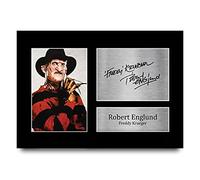 HWC Trading Freddy Krueger Gift Signed A4 Printed Autograph Robert Englund Gifts Photo Display