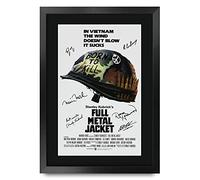 HWC Trading Full Metal Jacket Gifts Printed Signed Autograph Picture for Movie Memorabilia Fans - A3 Framed