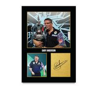 HWC Trading Gary Anderson Gifts Printed Signed Autograph Picture for Darts Memorabilia Fans - A4 Print Only (ID-009118)