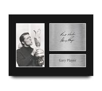 HWC Trading Gary Player Gifts Printed Signed Autograph Picture for Golf Memorabilia Fans - A4