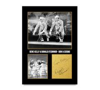 HWC Trading Gene Kelly & Donald O'Connor Singin' In the Rain Don & Cosmo Gifts Printed Signed Autograph Picture for Movie Memorabilia Fans - A4 Print Only (ID-005961)