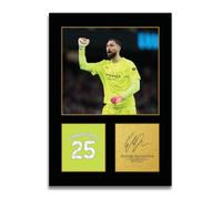 HWC Trading Gianluigi Donnarumma Gifts Printed Signed Autograph Picture for Football Fans and Supporters (ID-004811) - A4 Print Only