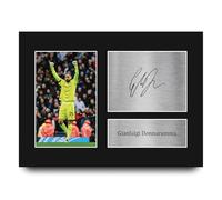 HWC Trading Gianluigi Donnarumma Manchester City Gifts Printed Signed Autograph Picture for Football Fans and Supporters - A4
