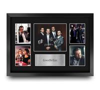 HWC Trading Goodfellas Gifts Printed Signed Autograph Presentation Display Montage for Movie Memorabilia Fans - A3 Framed