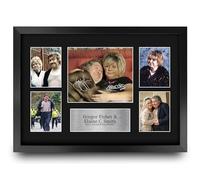 HWC Trading Gregor Fisher & Elaine C. Smith Rab C. Nesbitt Gifts Printed Signed Autograph Presentation Photo Montage Display for TV Show Fans - A3 Framed