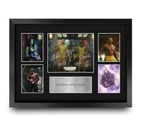 HWC Trading Guardians of the Galaxy 1 Gifts Printed Signed Autograph Presentation Display Montage for Movie Memorabilia Fans - A3 Framed