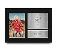 HWC Trading Guy Fieri Gifts Printed Signed Autograph Picture for Master Chef and Culinary Fans - A4