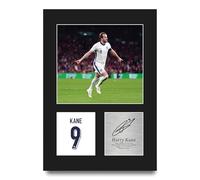 HWC Trading Harry Kane England Gifts Printed Signed Autograph Picture for Football Fans and Supporters - A4 Portrait