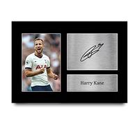 HWC Trading Harry Kane Gift Signed A4 Printed Autograph Tottenham Gifts Hotspur Spurs Photo Display