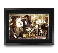HWC Trading Harry Potter and the philosopher's stone Scene 2 Gifts Printed Signed Autograph Picture for Movie Memorabilia Fans - A3 Framed