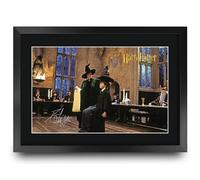 HWC Trading Harry Potter and the philosopher's stone Scene 3 Gifts Printed Signed Autograph Picture for Movie Memorabilia Fans - A3 Framed