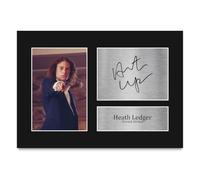 HWC Trading Heath Ledger 10 Things I Hate About You Patrick Verona Gifts Printed Signed Autograph Picture for Movie Memorabilia Fans - A4 (ID-012617)