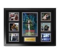 HWC Trading Highlander Christopher Lambert Gifts Printed Signed Autograph Picture for Movie Memorabilia Fans - A2 Framed