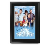 HWC Trading Home Improvement (1991) Tim Allen Gifts Printed Signed Autograph Poster for TV Memorabilia Fans - A3 Framed