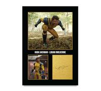 HWC Trading Hugh Jackman Deadpool 3 Logan - Wolverine Gifts Printed Signed Autograph Picture for Movie Memorabilia Fans - A4 Print Only (ID-005271)