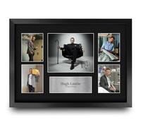 HWC Trading Hugh Laurie House Gifts Printed Signed Autograph Presentation Photo Montage Display for TV Show Fans - A3 Framed