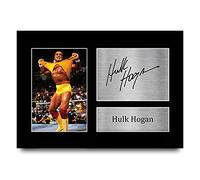 HWC Trading Hulk Hogan Signed A4 Printed Autograph WWF Wrestling Print Photo Picture Display