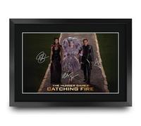 HWC Trading Hunger Games 2 Scene 2 Gifts Printed Signed Autograph Picture for Movie Memorabilia Fans - A3 Framed