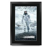 HWC Trading Interstellar Matthew McConaughey, Anne Hathaway Gifts Printed Signed Autograph Picture for Movie Memorabilia Fans - A3 Framed