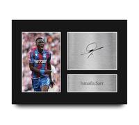 HWC Trading Ismaïla Sarr Crystal Palace Gifts Printed Signed Autograph Picture for Football Fans and Supporters - A4