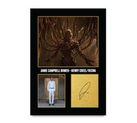 HWC Trading Jamie Campbell Bower Stranger Things Henry Creel/Vecna Gifts Printed Signed Autograph Picture for TV Show Fans - A4 Print Only (ID-005190)