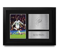 HWC Trading Jay-Jay Okocha Bolton Wanderers Gifts Printed Signed Autograph Picture for Football Fans and Supporters - A4 Framed