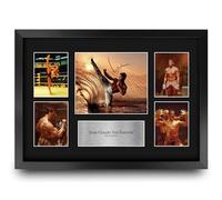 HWC Trading Jean-Claude Van Damme Kickboxer Gifts Printed Signed Autograph Picture Display for Movie Memorabilia Fans - A3 Framed