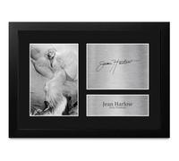 HWC Trading Jean Harlow Dinner at Eight Kitty Packard Gifts Printed Signed Autograph Picture for Movie Memorabilia Fans - A4 Framed (ID-010192)