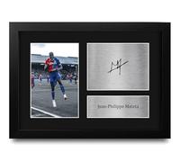 HWC Trading Jean-Philippe Mateta Crystal Palace Gifts Printed Signed Autograph Picture for Football Fans and Supporters - A4 Framed
