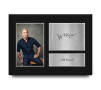 HWC Trading Jeff Bezos Founder Amazon Gifts Printed Signed Autograph Picture for Followers & Fans - A4