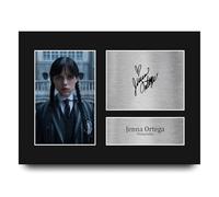 HWC Trading Jenna Ortega Wednesday Gifts Printed Signed Autograph Picture for TV Show Fans - A4