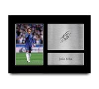 HWC Trading Joao Felix Chelsea Gifts Printed Signed Autograph Picture for Football Fans and Supporters - A4