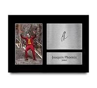 HWC Trading Joaquin Pheonix Joker Batman Gifts Printed Signed Autograph Picture for Movie Memorabilia Fans - A4