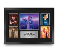 HWC Trading Jodie Whittaker Doctor Who Personalised Gift - Signed Autograph Picture, Framed A3 TV Photo Display with Custom Name Message for Birthday Christmas Wedding