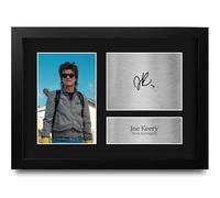 HWC Trading Joe Keery Stranger Things Steve Harrinton Gifts Printed Signed Autograph Picture for TV Show Fans - A4 Framed