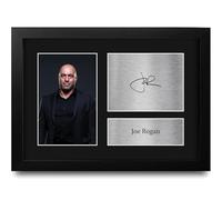 HWC Trading Joe Rogan Experience Podcast Gifts Printed Signed Autograph Picture for YouTuber Personality Fans and Followers - A4 Framed
