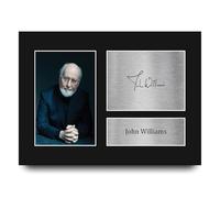 HWC Trading John Williams Gifts Printed Signed Autograph Picture for Film Composer and Soundtrack Fans - A4